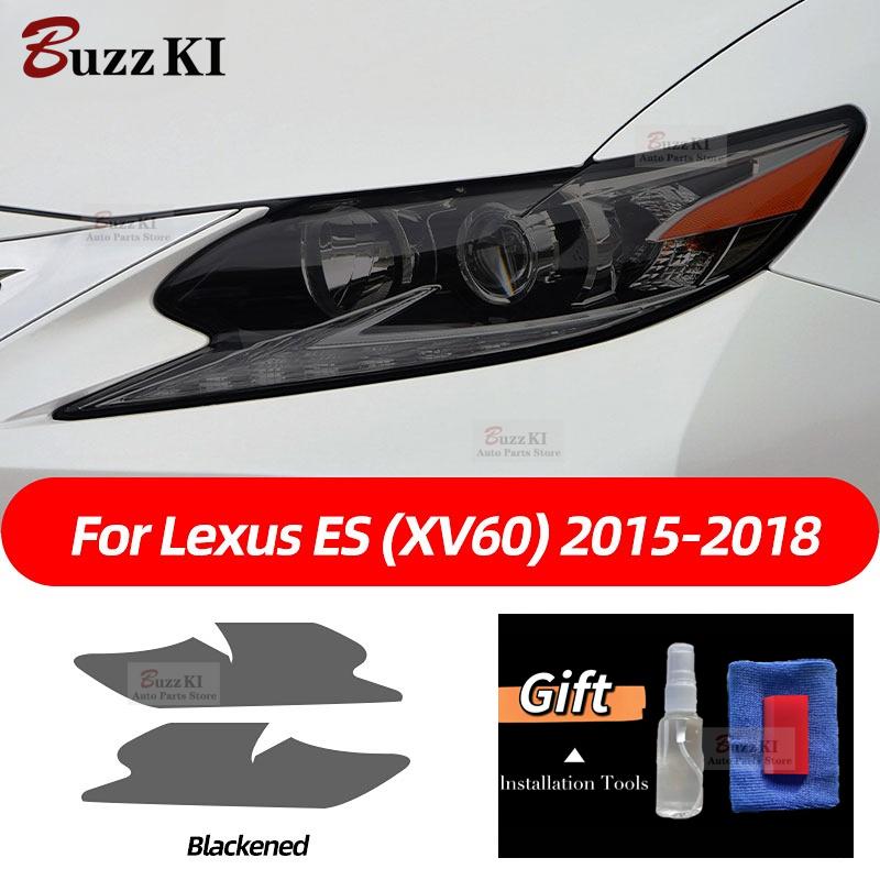 For Lexus ES 300h NX CT GS IS LC LS RX LX570 RC UX GX F Sport Smoked Black TPU Sticker Car Headlight Protective Film