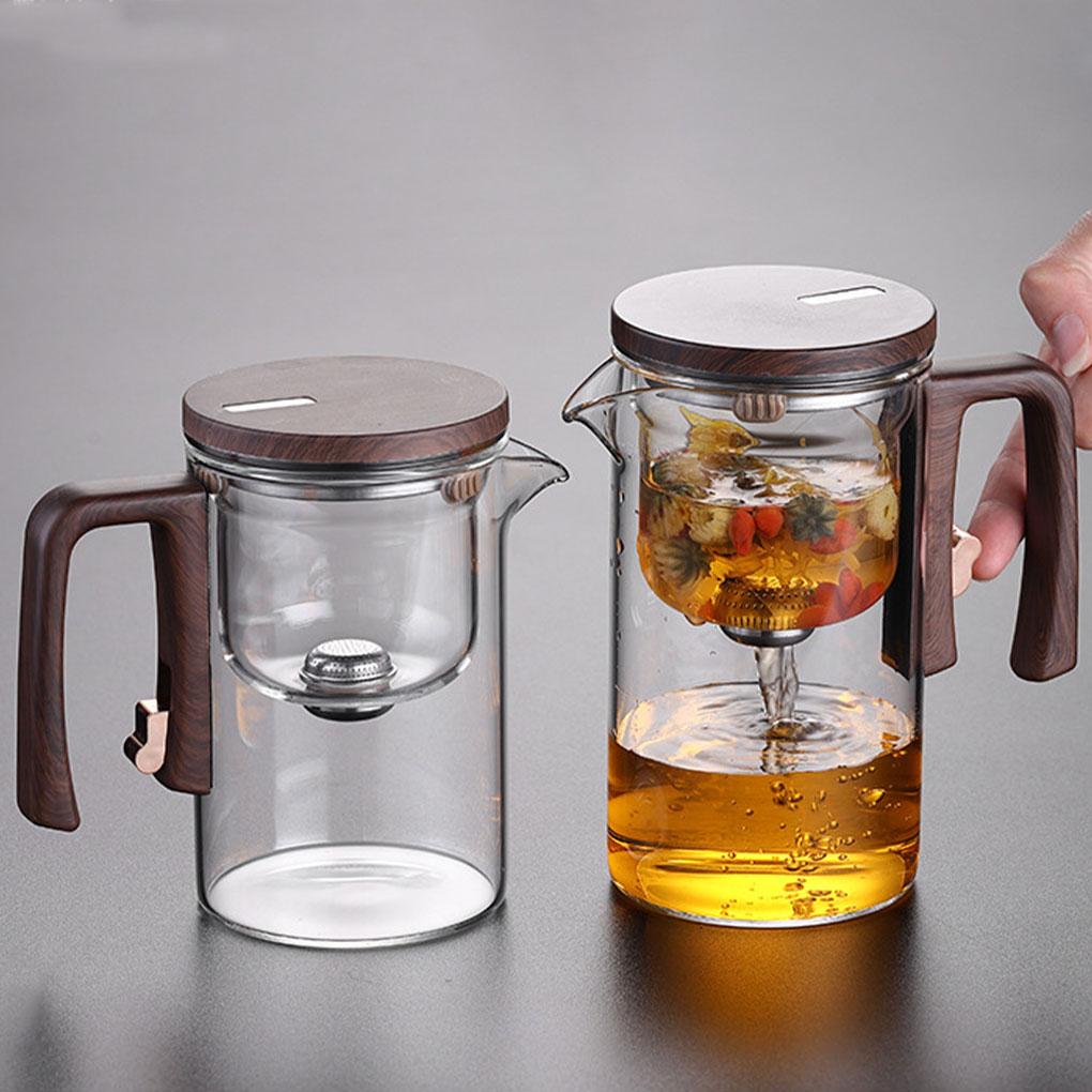 Magnetic Filter Teapot Convenient And Elegant Tea Brewing Solution Spout Is Smooth And Rounded Gray 520ml