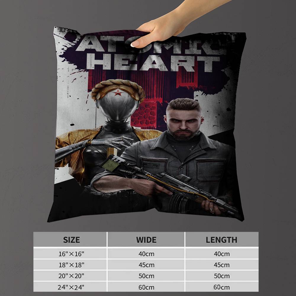 

Игровой Atomic Heart Наволочка Декоративная Подушка Диван Домашний Декор чехол наволочки 30x30 cm