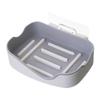 1Pc Soap Box Suction Cup Wall Mounted Soap Rack No Punching Soap Box Rack Household Creative Drain Portable Suction Cup Soap Box