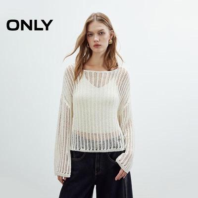 Dámský volný pletený top s výřezy