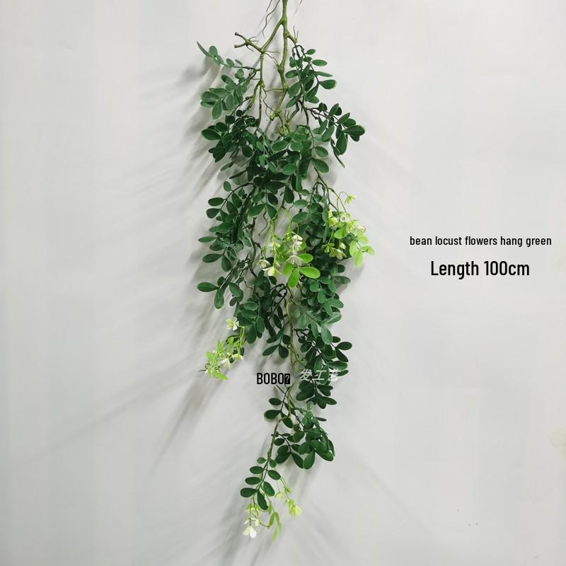 Artificial Spider Plant & Fern Hanging Decor - Trailing Green Vines for Wall & Ceiling