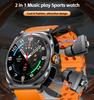 2025 New Smart Watch TWS Headset 2 In 1 AMOLED Wireless Headset Bluetooth Call Outdoor Sport Music Health Monitor Smartwatch Men