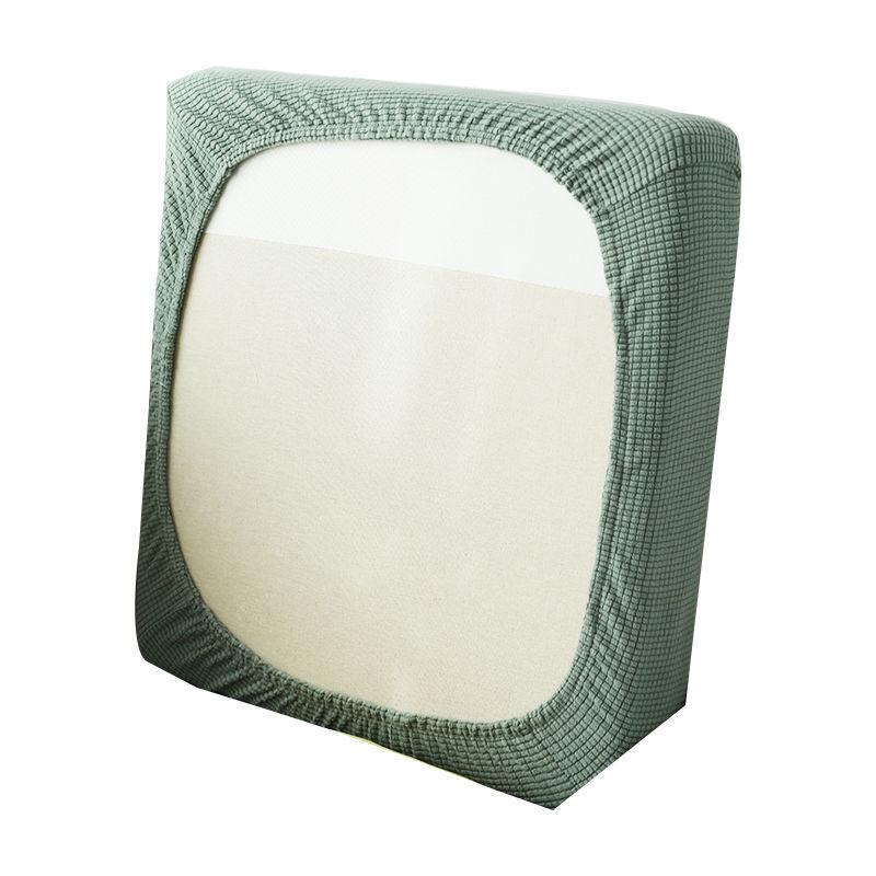 Universal Non-Slip Stretch Sofa Cover - Solid Color, All-Season Full Wrap Cushion Protector
