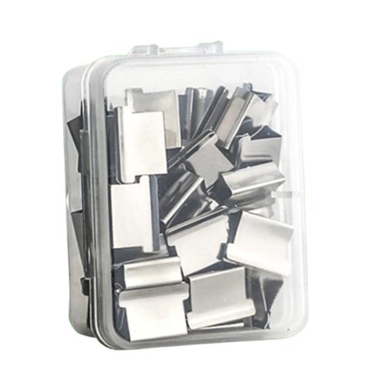 Paper Binder Push Clip Refills Reusable Stainless Steel B