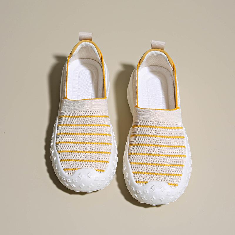 Women's Shoes 2025 New Summer Loafer Mesh Breathable Thin Fabric Shoes Casual Sneakers Fashionable Anti Slip Casual Shoes