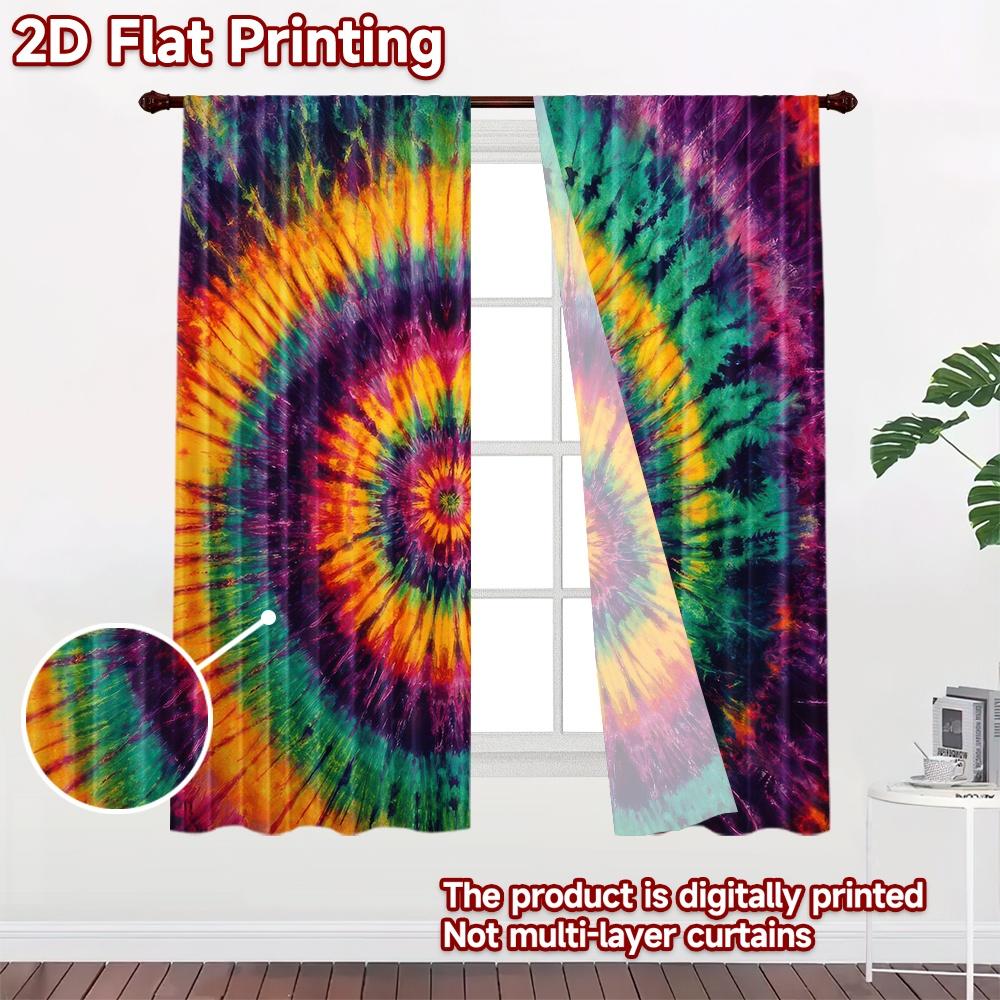 2D Flat Photography Backdrop Tapestry Colorful Spiral Design 100% Polyester Party & Holiday Decor Perfect for Booth Seats