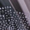 Weiße Schneeflocken Nail Art Sticker für Weihnachten & Neujahr