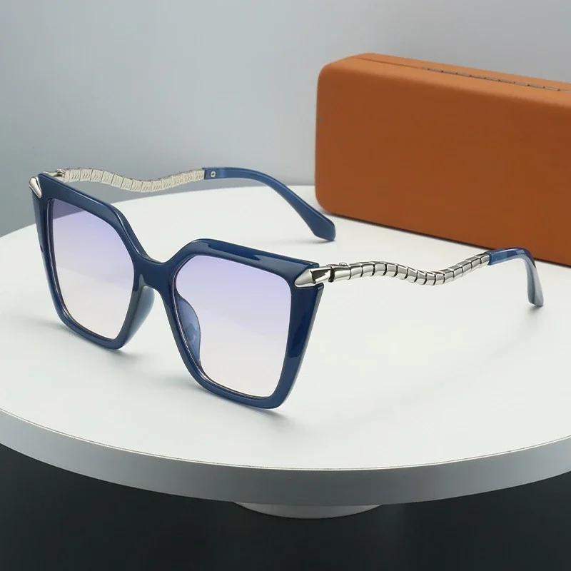 TR90 Nowe Okulary Przeciwsłoneczne Premium Okulary Przeciwsłoneczne Wytrzymała Metalowa Oprawka Okularów Odporne na UV Damskie Gogle Ochronne i Akcesoria