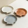 Creative Shell Special-Shaped Plate Tableware Restaurant Household Ceramic Plate Seasoning Plate Snack Plate Fruit Plate Salad Plate