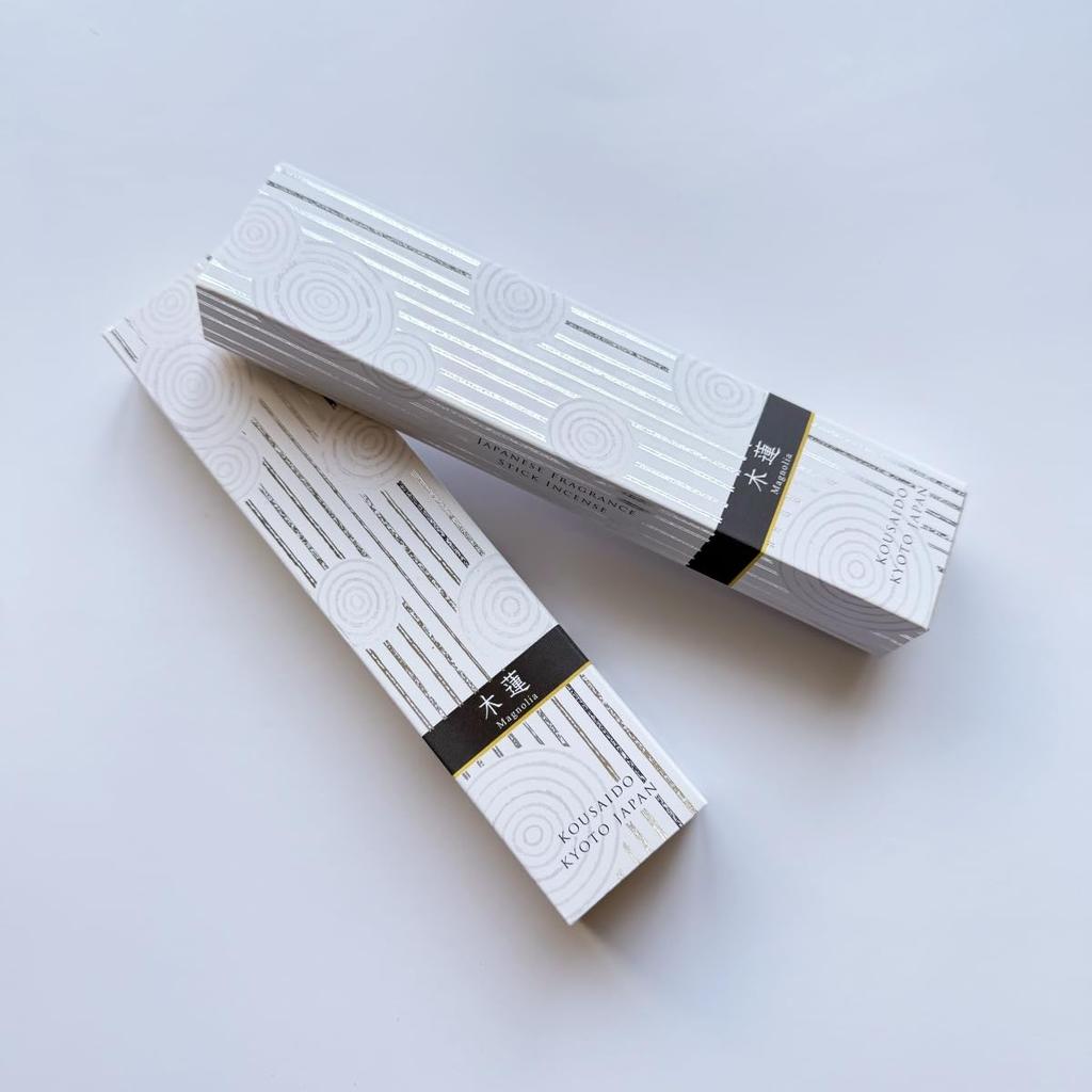 Incense Aroma Incense Sticks Hyakurakuko Kyoto Kosaido Healing Gift Offering for the Buddha (2 Magnolias)