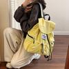 Schoolbag Backpack Simple Niche Design Commuter Lightweight Nylon Canvas 1011 New Large Capacity Travel Backpack