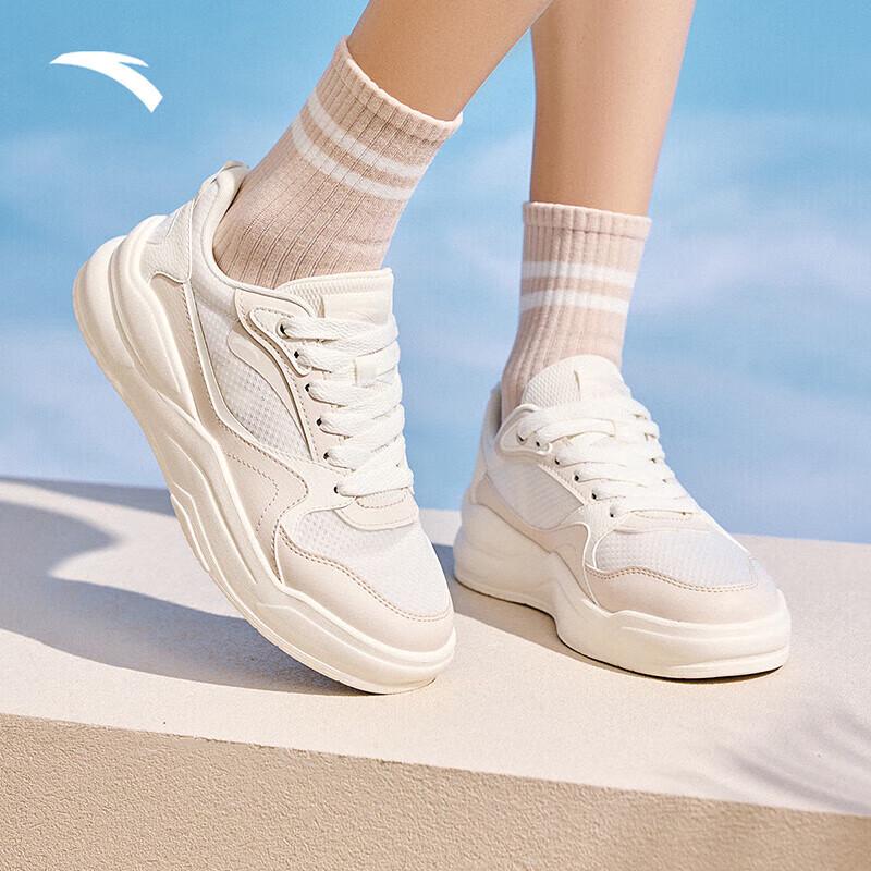 Anta Women s Gel Elastic Thick Sole Casual Shoes 38.5