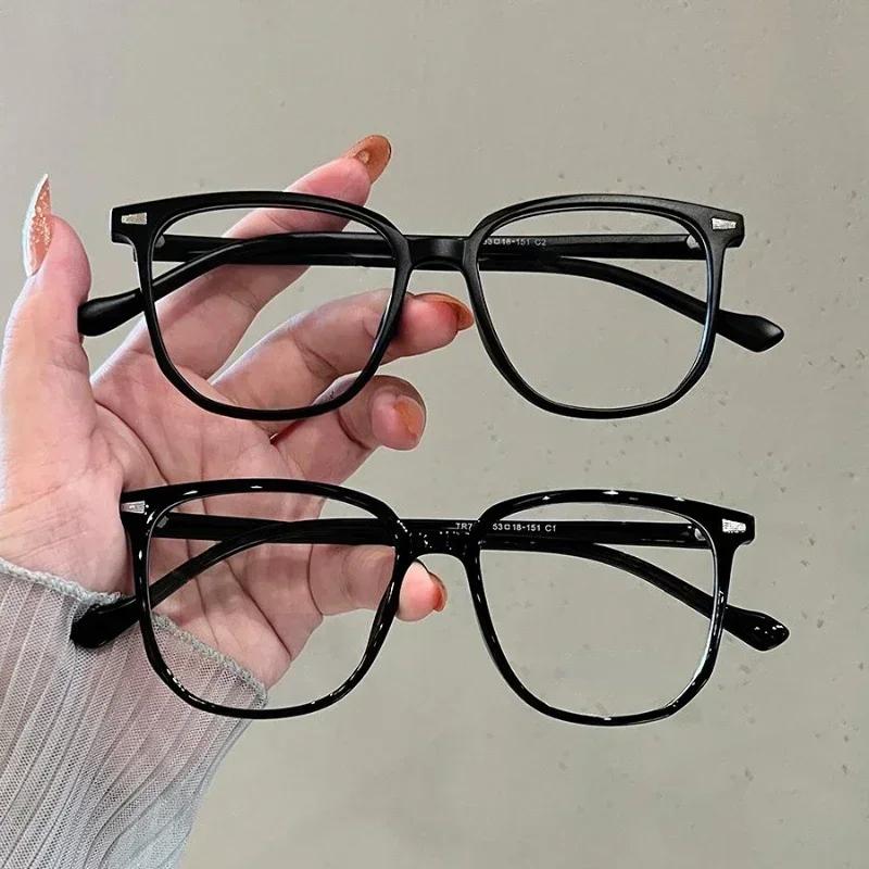 Trendy Women Blue Light Blocking Minus Glasses Vintage Myopia Transparent Prescription Eyewear Classic Diopter Eyewear -1.5 -2.5