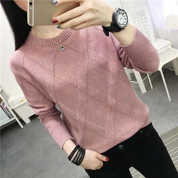 Women's Twist Pullover Loose Lazy Bottoming Sweaters Spring Autumn Sweater Outerwear Pull Femme S-3XL Plus Size