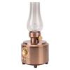 Bluetooth Speaker Vintage Table Lamp Support USB Memory Card AUX Input Wireless Speaker for Bedroom Bar Purple Bronze
