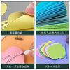 Post-it Notes Cute Strong Adhesive Multi-color Notebook Suitable Business Use Apple Strawberry Heart Shape Office Classroom Home Blackboard Wall 100