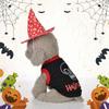 Pet Dog Halloween Skull Printed Cotton Vest Shirt Stylish Puppy Cat Clothes Apparel