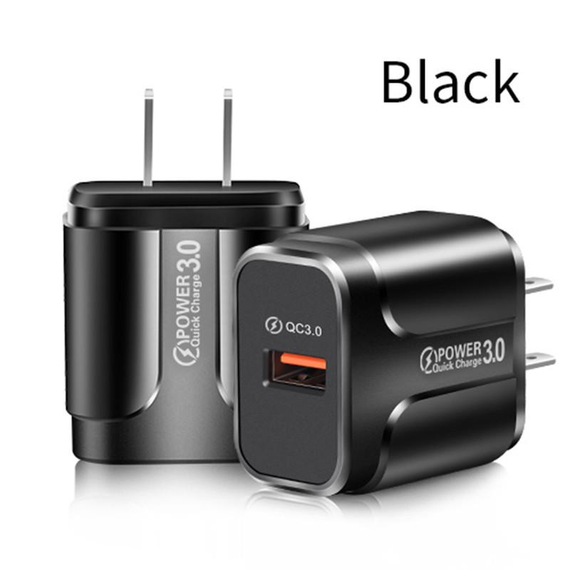 3A QC3.0 Single USB Fast Charger - Efficient Mobile Charging Head with Single Port