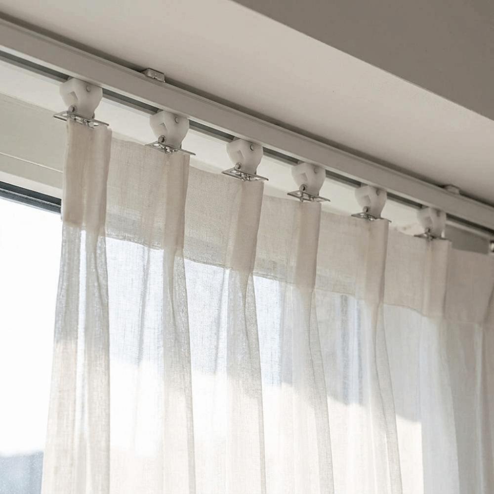 4pcs 4pcs Roman Shades Hardware Easy Install Blinds Track Wheel Window Accessories Window Decor