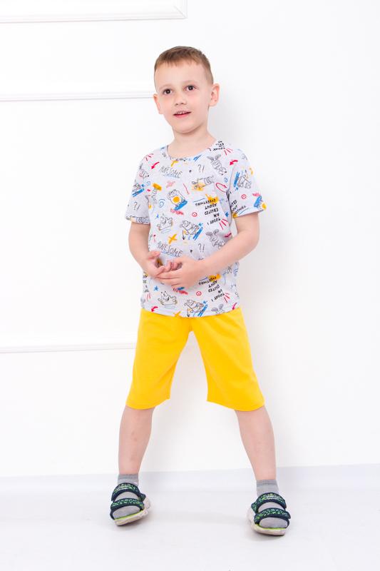 Boys’ Summer Set – Stylish T-Shirt with Print & Comfortable Shorts, Summer, 6102-002-1 HC