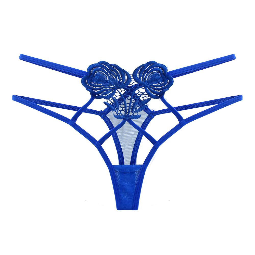 Erotic Panties Sexy Lace Transparent Panties Women Double Strap Low Waist Thong Sexy Lingerie Breathable G-string Underwear Sensual