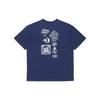 Nike T Shirts Men's Navy Blue Crew Neck Moderate Straight Fit DM7899-410