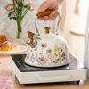 Fischietto piccolo e fresco fischietto bianco bollitore per caffè bollitore per latte fischietto bollitore smaltato