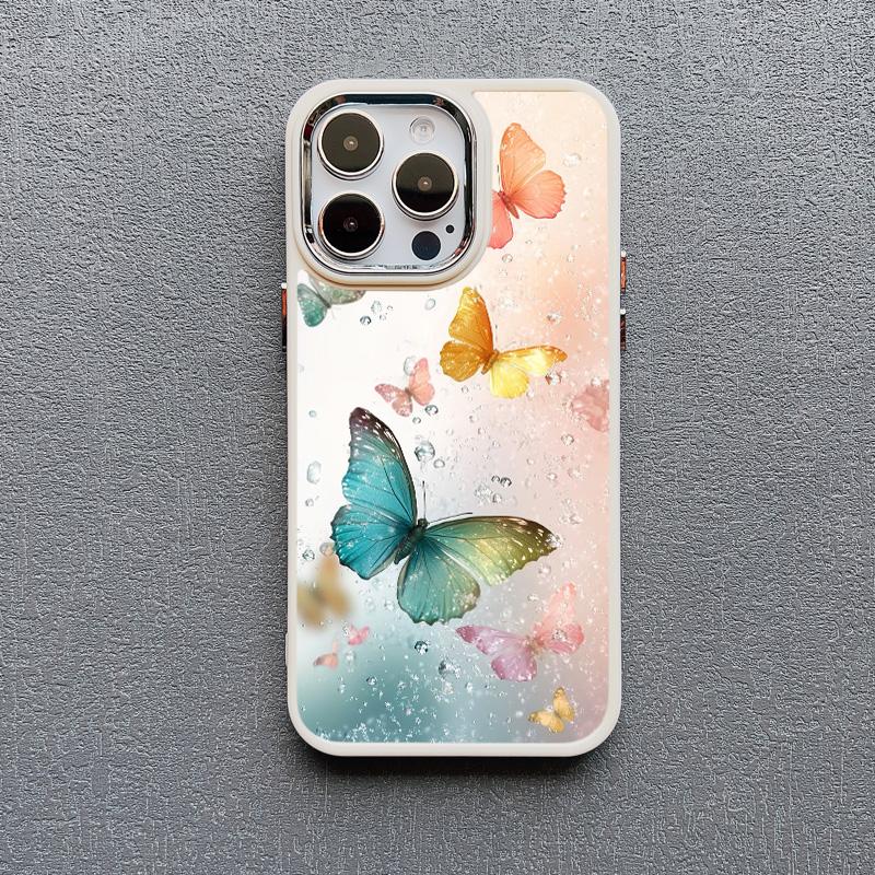 Variety Colorful Butterfly Silicone Phone Case For IPhone 14 15 16 Pro Max Plus 11 12 13 Pro Max X XS XR 7 8 Plus SE2 Back Cover