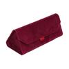 Plush Triangle Folding Glasses Women Case Elegant Sunglasses Case Purse Hard Men Soft Elegant Reading Glasses Box