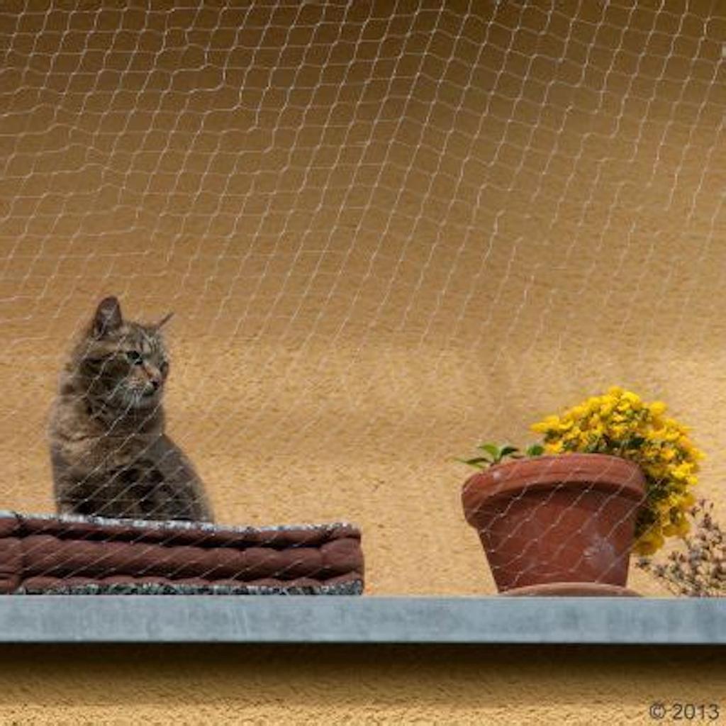 Cat Balcony Net Cat Anti/Fall Fence Net Dog Fence Nets Black Nylon Pet Mesh Fence