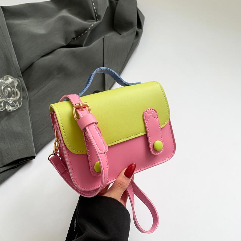 Chic Spring Season Small Square Handbag In Trendy Colors For Daily Casual Style