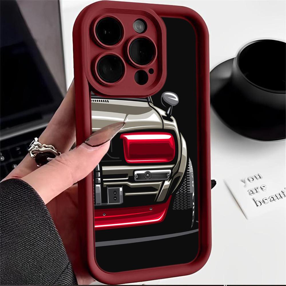 

Ae78 Модный автомобильный дизайн с художественным рисунком Защитные чехлы для телефонов для iPhone 13 14 15 Pro Max infinix Hot 40i Tecno Camon 30 20 Pro Angel Eyes Задняя крышка из ТПУ Tecno Camon 30 5G/4G