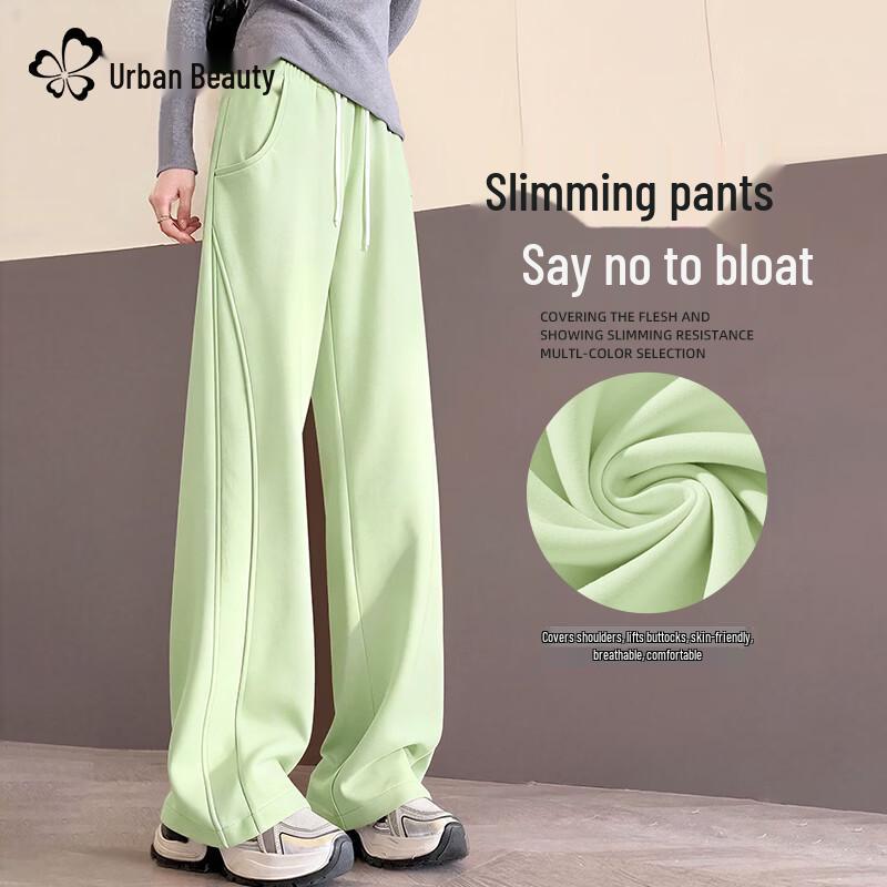 

Women s High-Waist Straight Leg Sweatpants XL