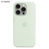 (Mint Green) For iPhone 15 Pro Case Compatible with MagSafe Liquid Silicone Phone Back Cover [Induction Popover]