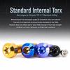 M6 Titanium Screw Torx Drive Socket Cap Screw Durable Fastener Screw  Motorcycle Upgrade
