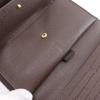 LOUIS VUITTON Portefeiulle International Purse N61217 Brown Damier canvas unisex Used