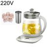Premium Health Pot Multi-Functional Flower Teapot Glass Stew Tea Pot 1.5L Portable Mini Perfect Fit Multi Tea Cooker Dessert Cooker 220V Jiuyang