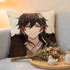Cushion Cover  Linen  SkinFriendly Soft Decorative Case For Sofa Home Decor Zhongli Pillow cover