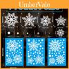 Christmas Snowflake Static Stickers Decal Set For Window Decoration With Pvc Material For Holiday Festivities
