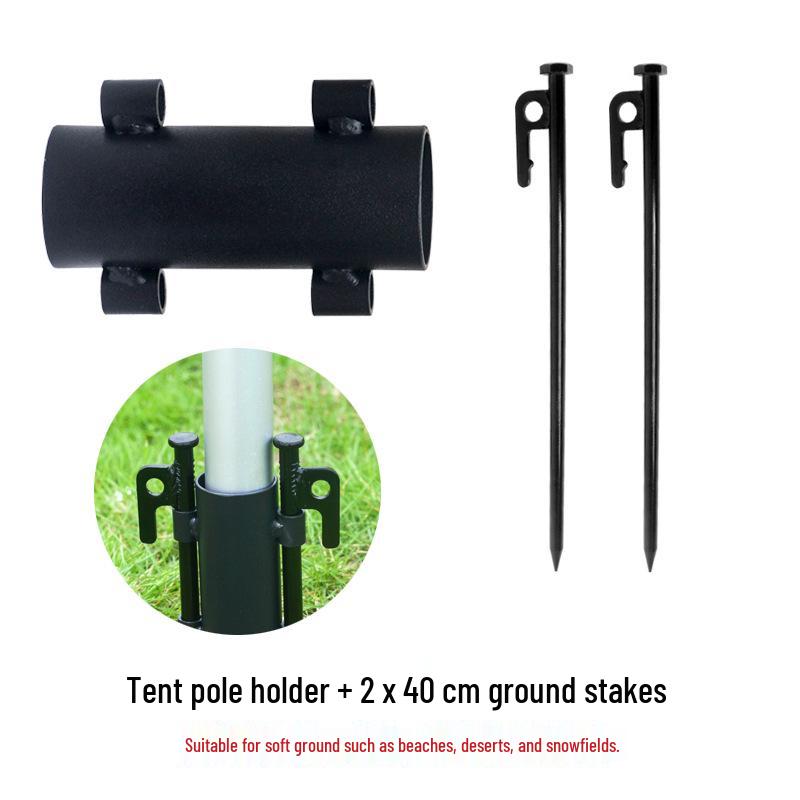 Telescopic Aluminum Awning Tent Support Pole - Thickened Alloy Design