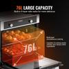 Single Wall Oven 24" Electric Built-in Wall Oven 9 Functions 2.68 Cu. Ft