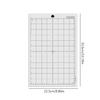 3 Sheets 12x8'' Adhesive Cutting Mats for Silhouettes Portrait PVC Cut Mats
