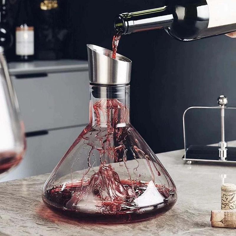 High-End Wine Separator Luxury Red Wine Decanter Transparent Nordic Wine Dispenser Multiple Capacity Decanter Drinking Utensils