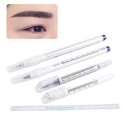 Skin Marker Medical Surgical Scribe Pen and Sterile Surgical Ruler Tattoo Makeup  Tool