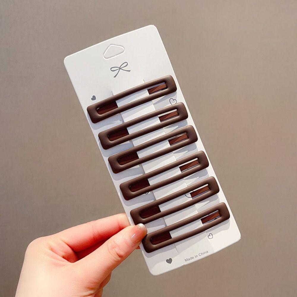 

Корейский стиль Прямоугольные шпильки для волос Глазированные головные уборы Высококачественные заколки для волос 6