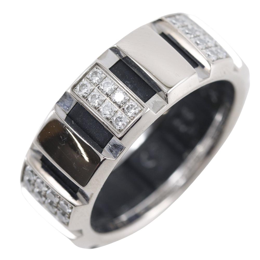 

Chaumet Class one Ring Half diamond K18 white gold/diamond #5.6(US Size) 7.2g Women Used