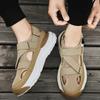 Fashion Designer Men's Sandals Breathable Casual Shoes for Men Outdoor Non Slip Beach Sandals  New Male Platform Sandalias