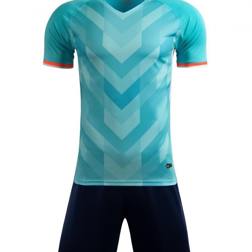 Football Jersey Set Men'S Adult Children'S Game Training Jersey Primary School Students' Short-Sleeved Football Jersey Women'S