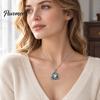 Elegant Jewelry for Girlfriend Celtic Knot Birthstone Necklace Women, Cubic Zirconia Pendant Necklace, Eternal Memory Irish Jewelry, Gift Her
